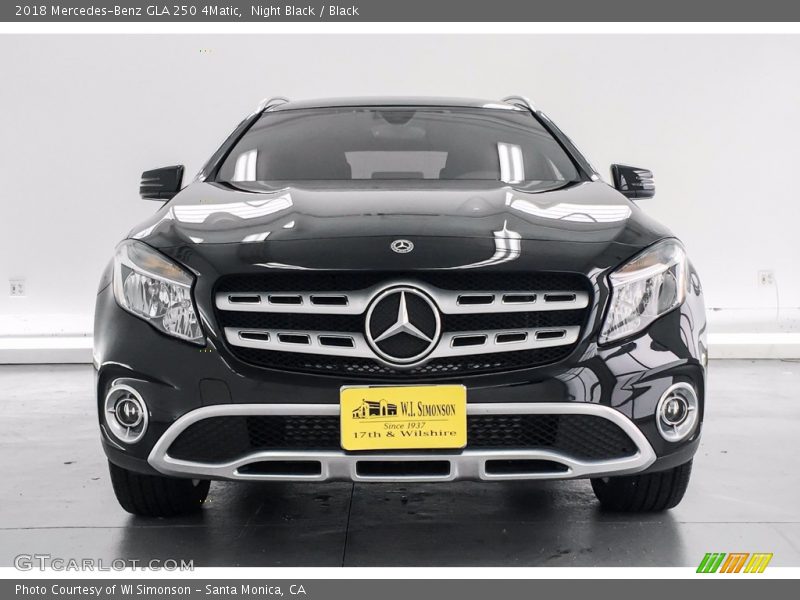 Night Black / Black 2018 Mercedes-Benz GLA 250 4Matic