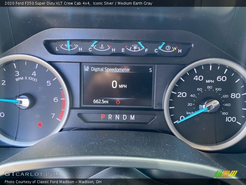 Iconic Silver / Medium Earth Gray 2020 Ford F350 Super Duty XLT Crew Cab 4x4