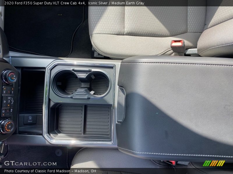 Iconic Silver / Medium Earth Gray 2020 Ford F350 Super Duty XLT Crew Cab 4x4