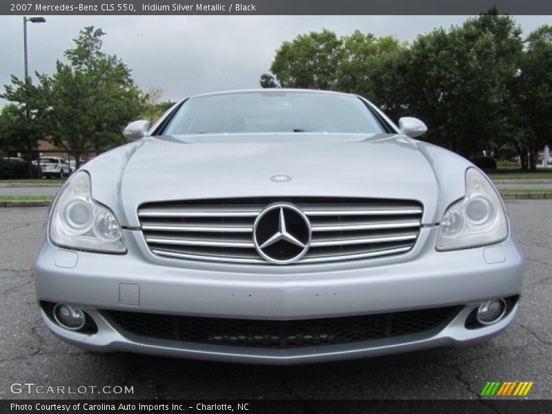 Iridium Silver Metallic / Black 2007 Mercedes-Benz CLS 550