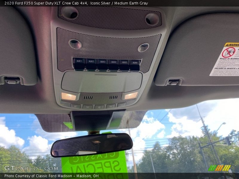 Iconic Silver / Medium Earth Gray 2020 Ford F350 Super Duty XLT Crew Cab 4x4
