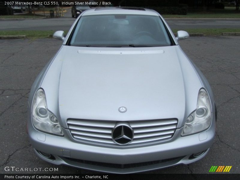 Iridium Silver Metallic / Black 2007 Mercedes-Benz CLS 550