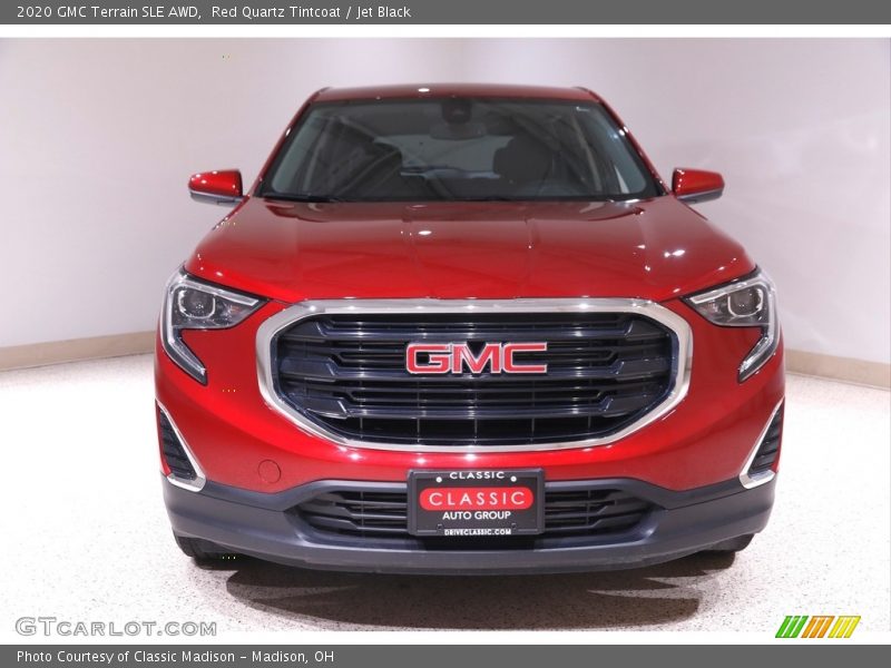 Red Quartz Tintcoat / Jet Black 2020 GMC Terrain SLE AWD