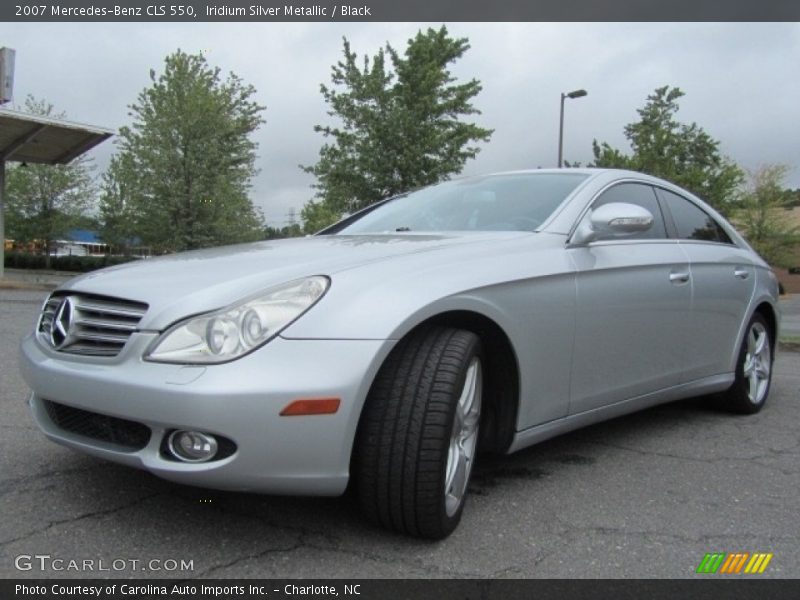 Iridium Silver Metallic / Black 2007 Mercedes-Benz CLS 550