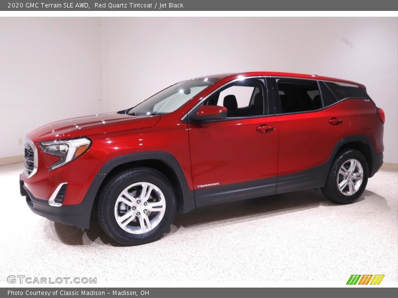Red Quartz Tintcoat / Jet Black 2020 GMC Terrain SLE AWD