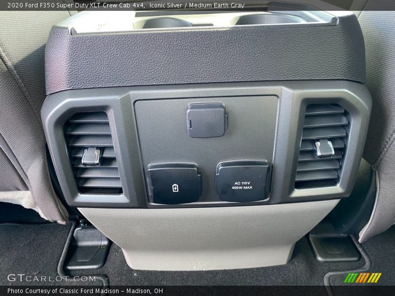 Iconic Silver / Medium Earth Gray 2020 Ford F350 Super Duty XLT Crew Cab 4x4