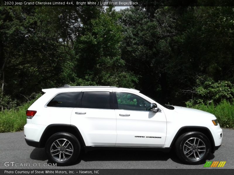 Bright White / Light Frost Beige/Black 2020 Jeep Grand Cherokee Limited 4x4