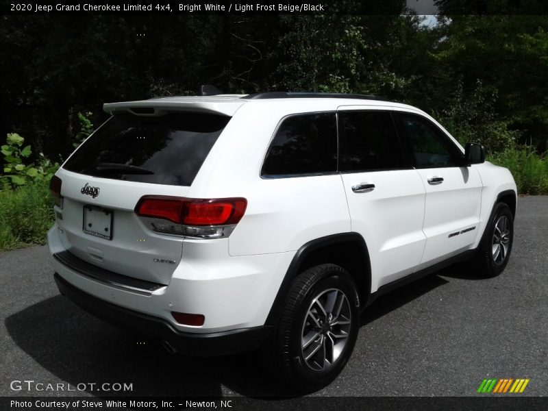 Bright White / Light Frost Beige/Black 2020 Jeep Grand Cherokee Limited 4x4