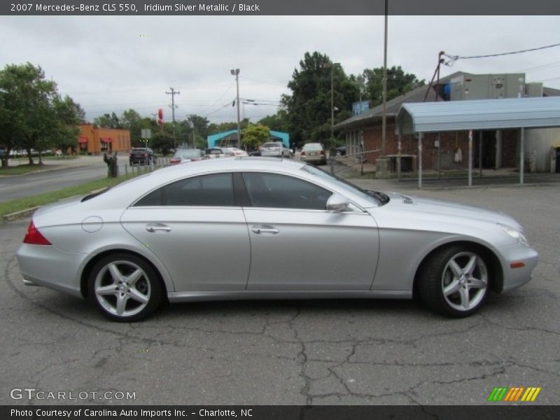 Iridium Silver Metallic / Black 2007 Mercedes-Benz CLS 550