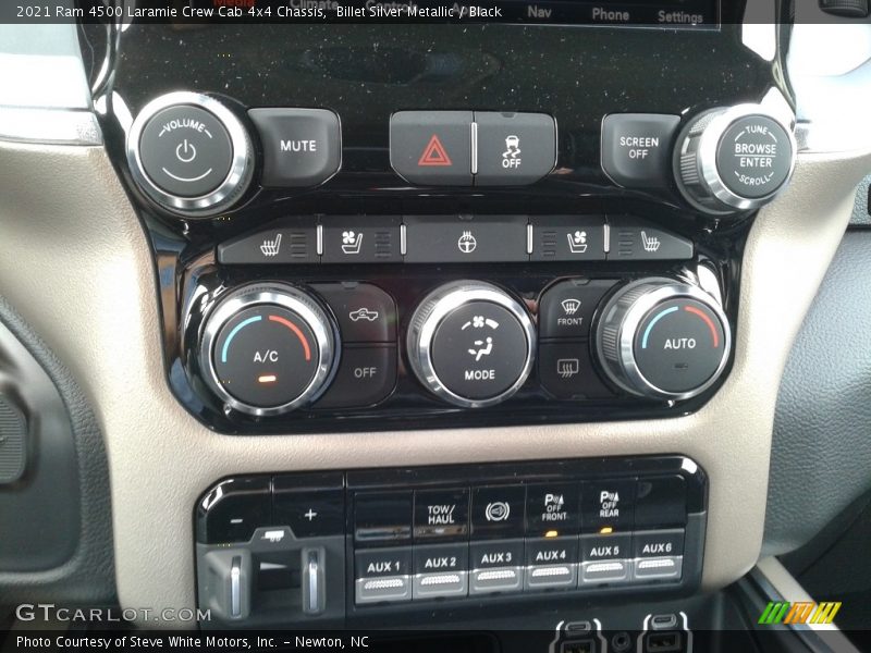 Controls of 2021 4500 Laramie Crew Cab 4x4 Chassis