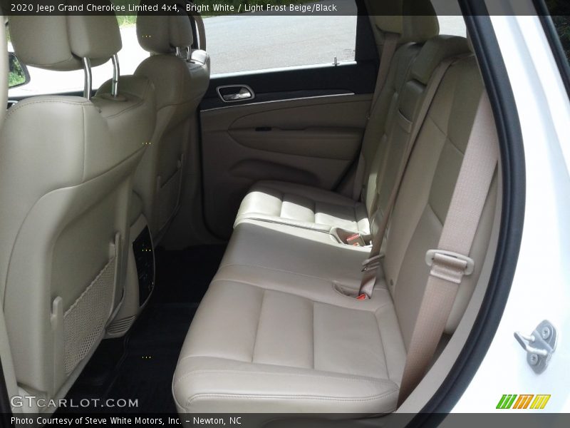 Bright White / Light Frost Beige/Black 2020 Jeep Grand Cherokee Limited 4x4