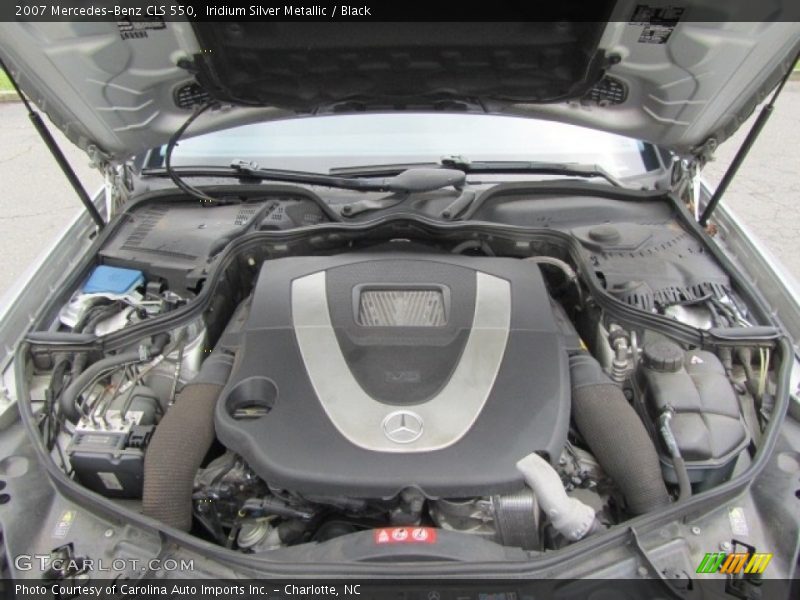 Iridium Silver Metallic / Black 2007 Mercedes-Benz CLS 550