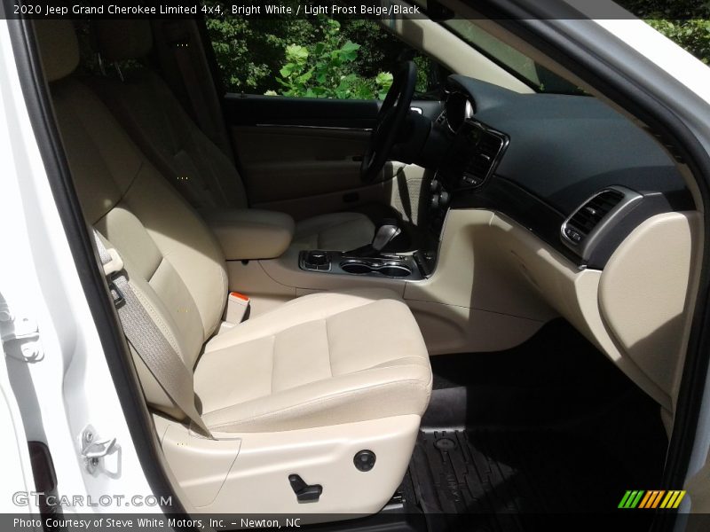 Bright White / Light Frost Beige/Black 2020 Jeep Grand Cherokee Limited 4x4