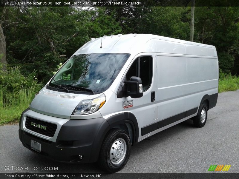 Front 3/4 View of 2021 ProMaster 3500 High Roof Cargo Van