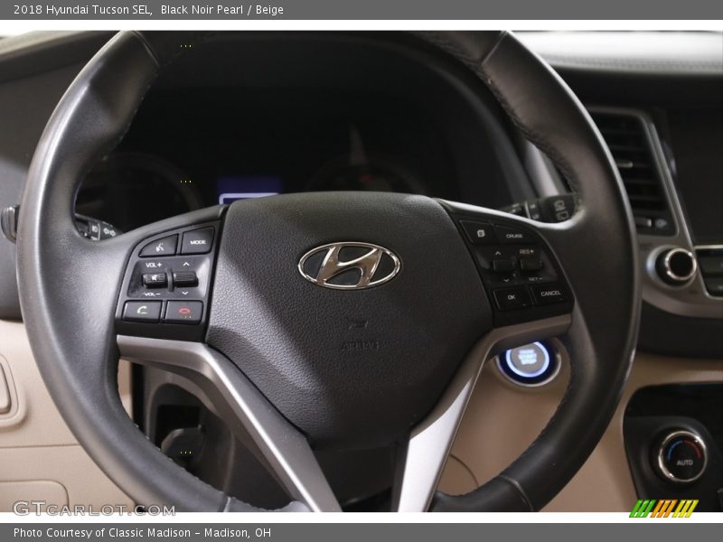 Black Noir Pearl / Beige 2018 Hyundai Tucson SEL