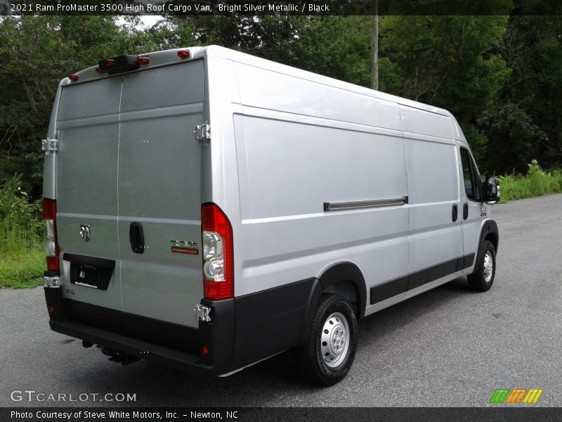 Bright Silver Metallic / Black 2021 Ram ProMaster 3500 High Roof Cargo Van