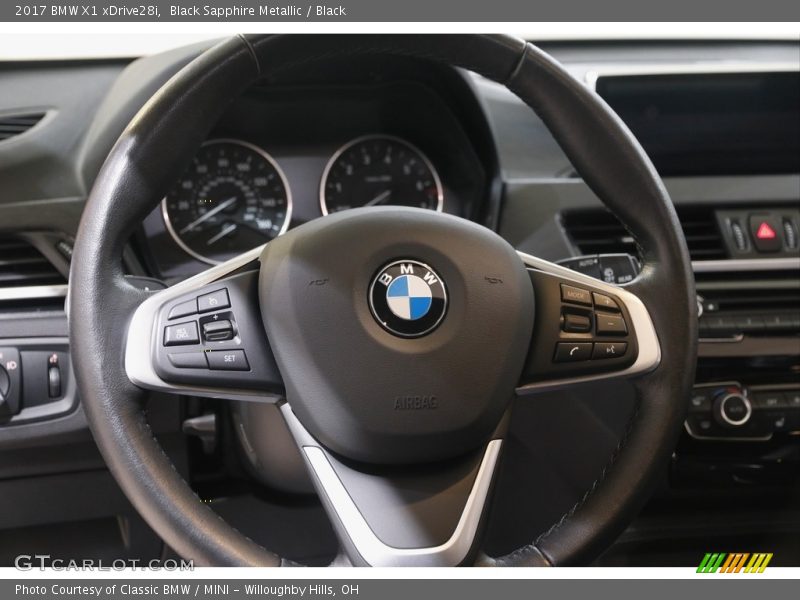 Black Sapphire Metallic / Black 2017 BMW X1 xDrive28i