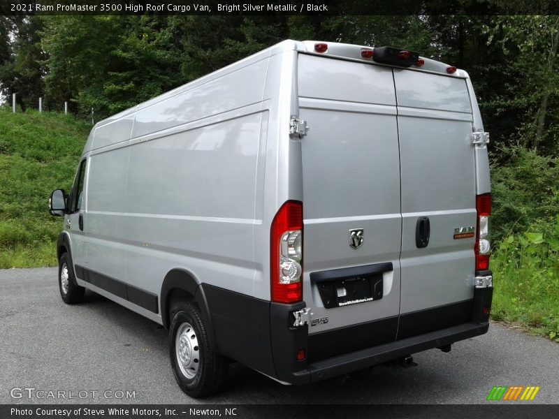 Bright Silver Metallic / Black 2021 Ram ProMaster 3500 High Roof Cargo Van
