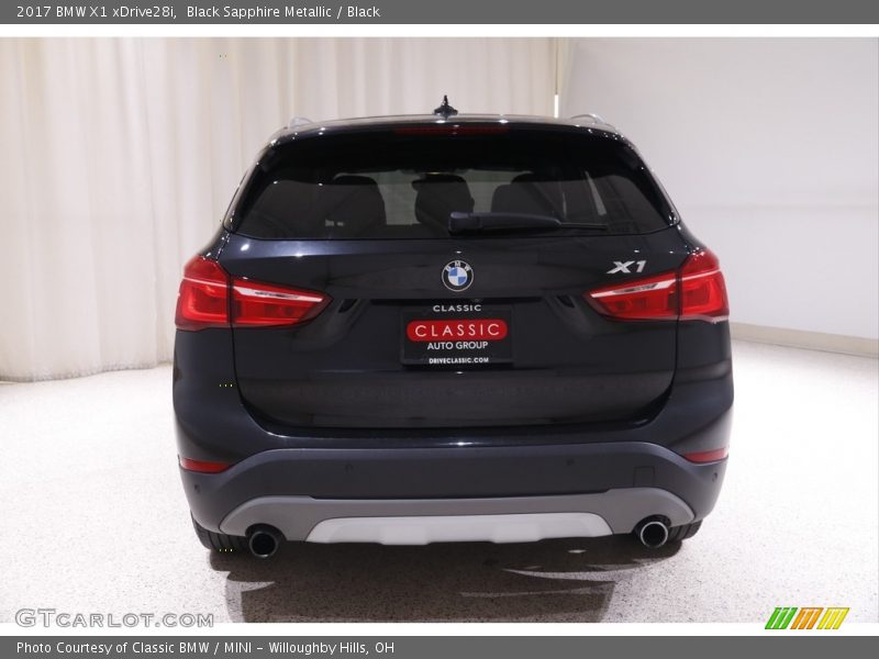 Black Sapphire Metallic / Black 2017 BMW X1 xDrive28i