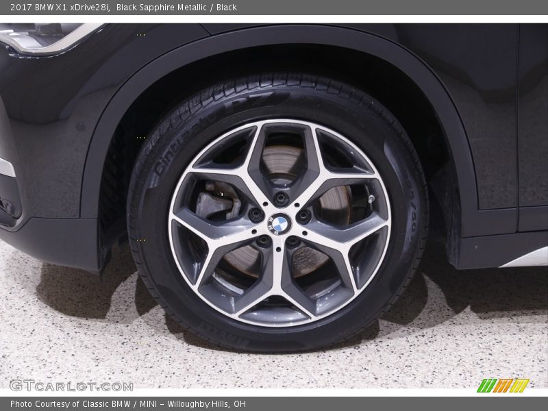 Black Sapphire Metallic / Black 2017 BMW X1 xDrive28i