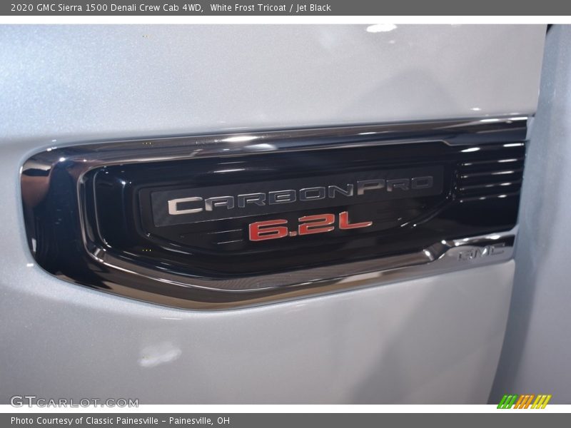 White Frost Tricoat / Jet Black 2020 GMC Sierra 1500 Denali Crew Cab 4WD
