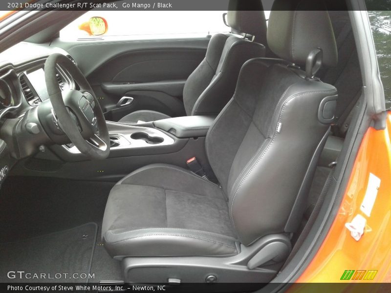 Front Seat of 2021 Challenger R/T Scat Pack