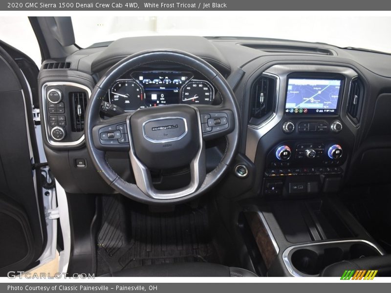 White Frost Tricoat / Jet Black 2020 GMC Sierra 1500 Denali Crew Cab 4WD