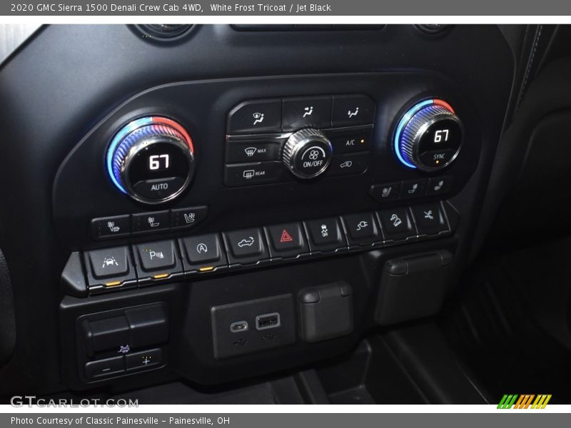 White Frost Tricoat / Jet Black 2020 GMC Sierra 1500 Denali Crew Cab 4WD