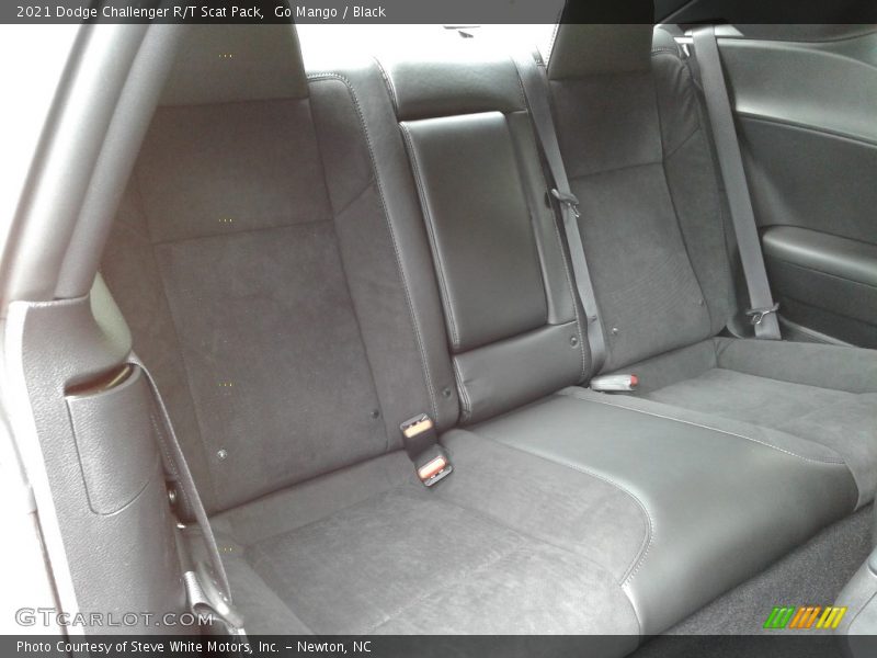 Rear Seat of 2021 Challenger R/T Scat Pack