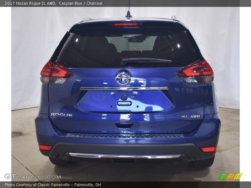 Caspian Blue / Charcoal 2017 Nissan Rogue SL AWD