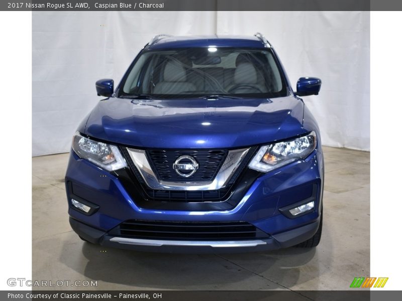 Caspian Blue / Charcoal 2017 Nissan Rogue SL AWD