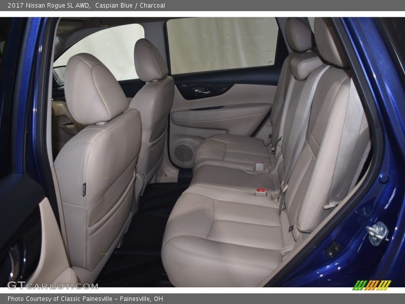Caspian Blue / Charcoal 2017 Nissan Rogue SL AWD