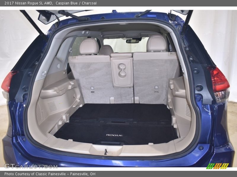 Caspian Blue / Charcoal 2017 Nissan Rogue SL AWD