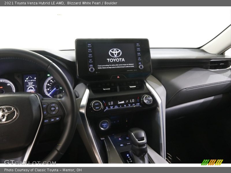 Blizzard White Pearl / Boulder 2021 Toyota Venza Hybrid LE AWD