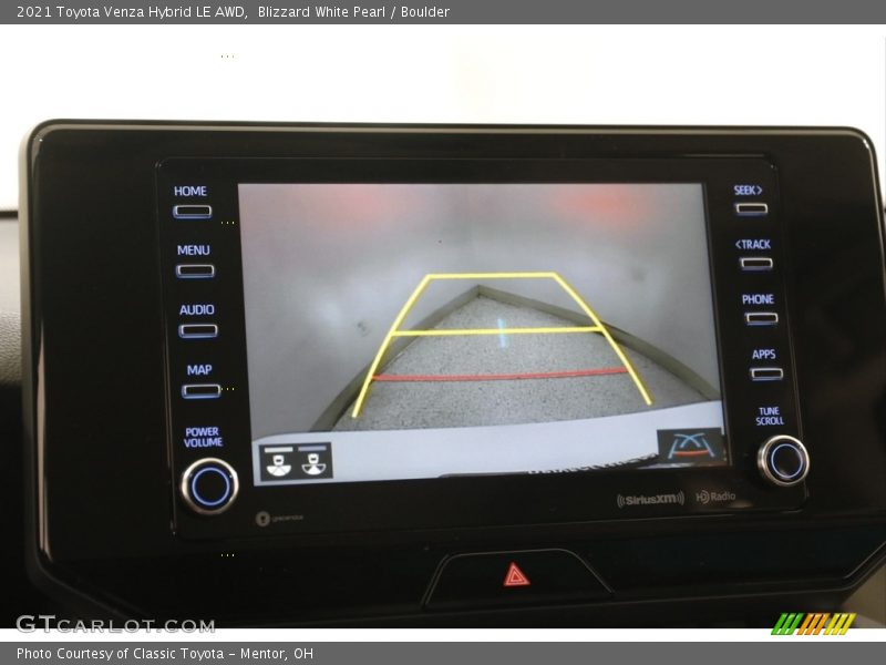 Blizzard White Pearl / Boulder 2021 Toyota Venza Hybrid LE AWD