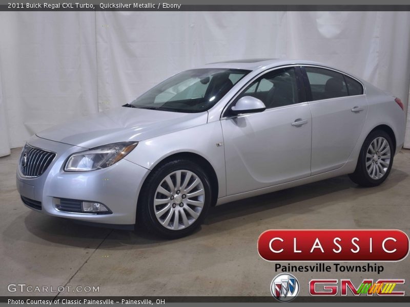 Quicksilver Metallic / Ebony 2011 Buick Regal CXL Turbo