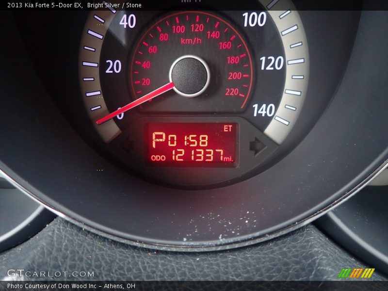 Bright Silver / Stone 2013 Kia Forte 5-Door EX