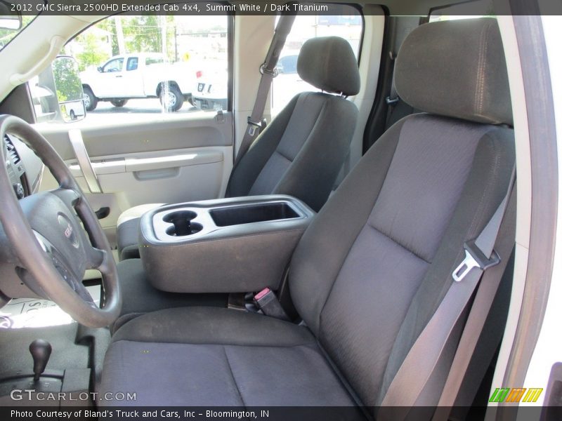 Summit White / Dark Titanium 2012 GMC Sierra 2500HD Extended Cab 4x4