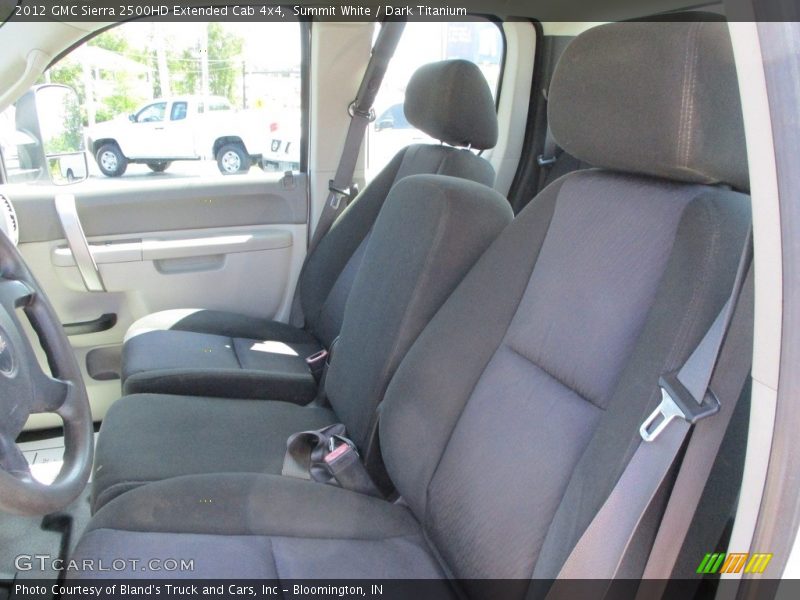 Summit White / Dark Titanium 2012 GMC Sierra 2500HD Extended Cab 4x4