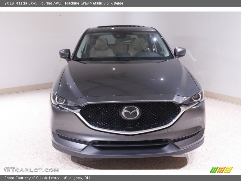 Machine Gray Metallic / Silk Beige 2019 Mazda CX-5 Touring AWD