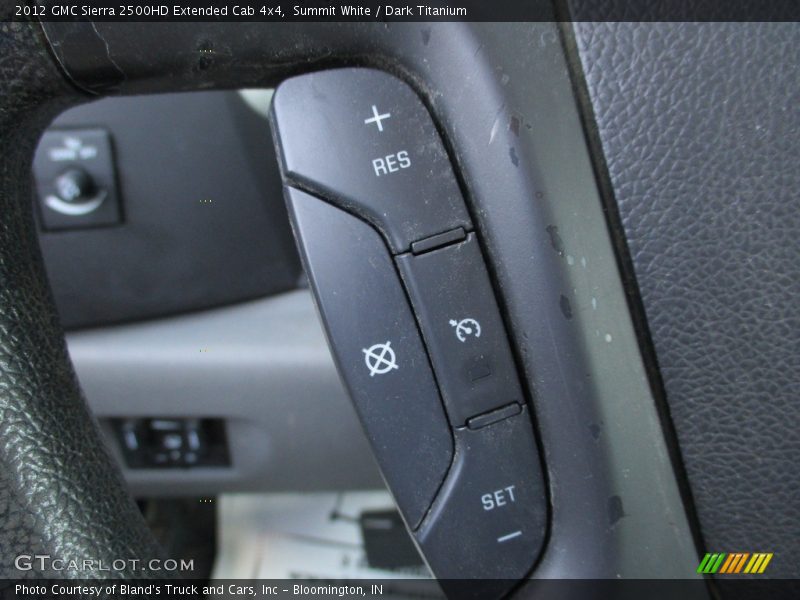 Summit White / Dark Titanium 2012 GMC Sierra 2500HD Extended Cab 4x4