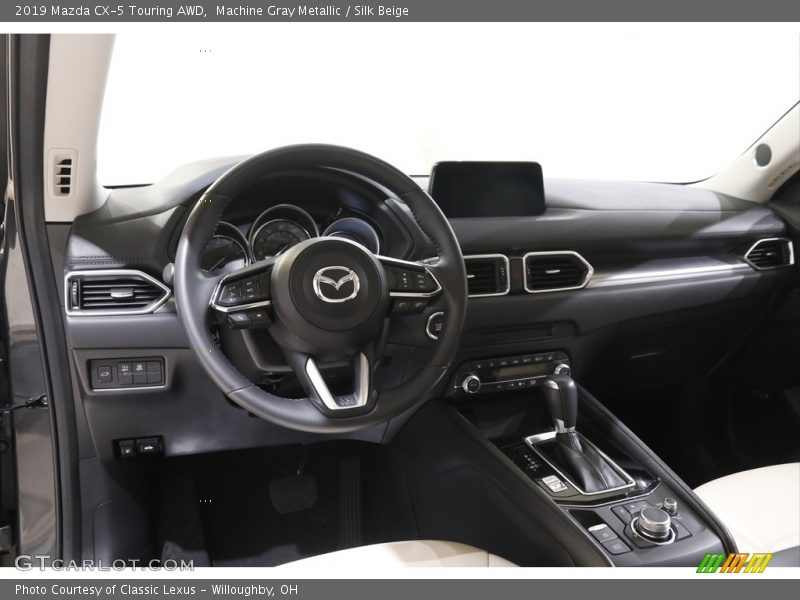 Machine Gray Metallic / Silk Beige 2019 Mazda CX-5 Touring AWD