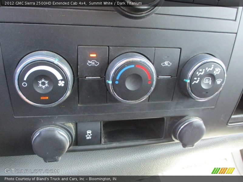 Summit White / Dark Titanium 2012 GMC Sierra 2500HD Extended Cab 4x4