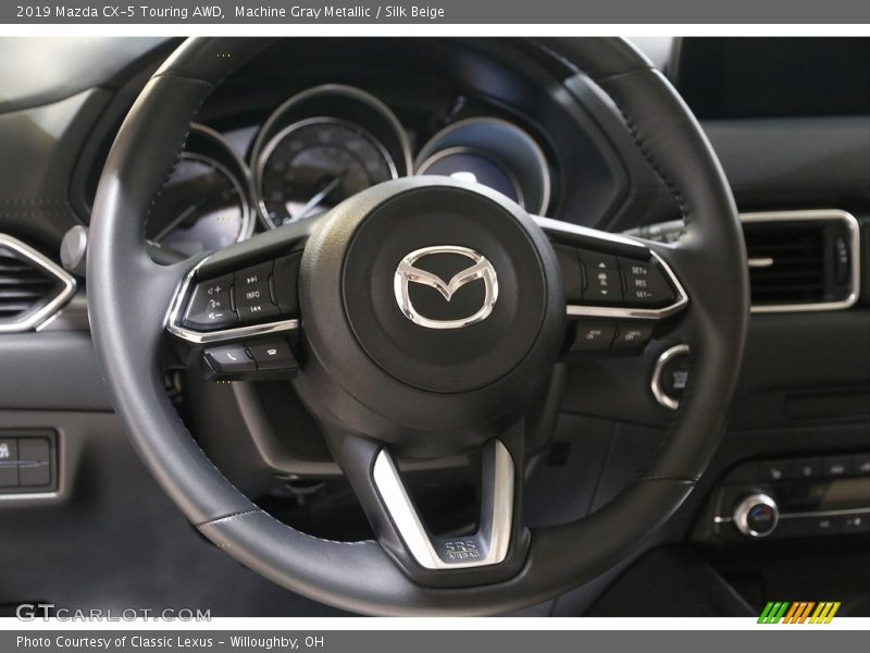Machine Gray Metallic / Silk Beige 2019 Mazda CX-5 Touring AWD