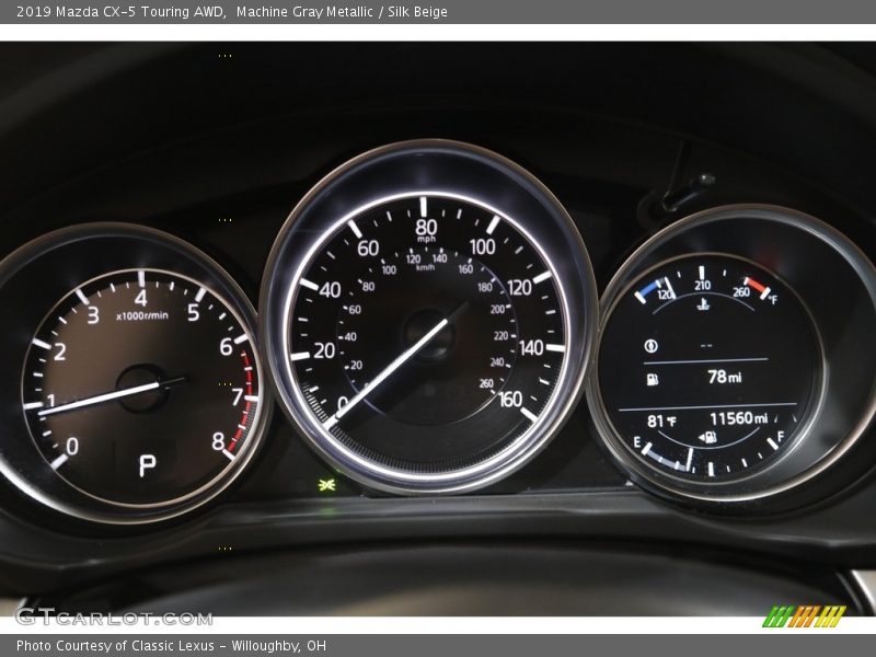 Machine Gray Metallic / Silk Beige 2019 Mazda CX-5 Touring AWD