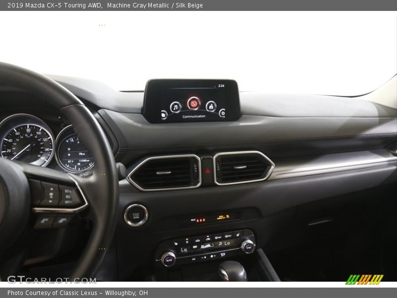 Machine Gray Metallic / Silk Beige 2019 Mazda CX-5 Touring AWD