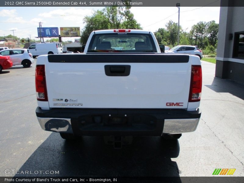 Summit White / Dark Titanium 2012 GMC Sierra 2500HD Extended Cab 4x4