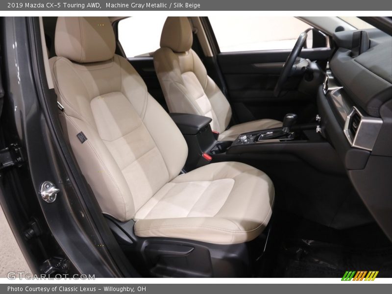 Machine Gray Metallic / Silk Beige 2019 Mazda CX-5 Touring AWD