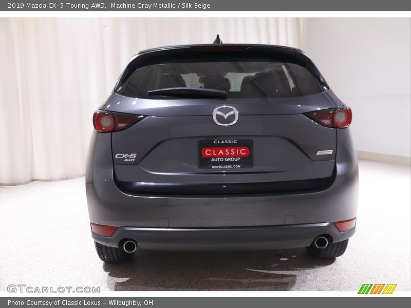 Machine Gray Metallic / Silk Beige 2019 Mazda CX-5 Touring AWD