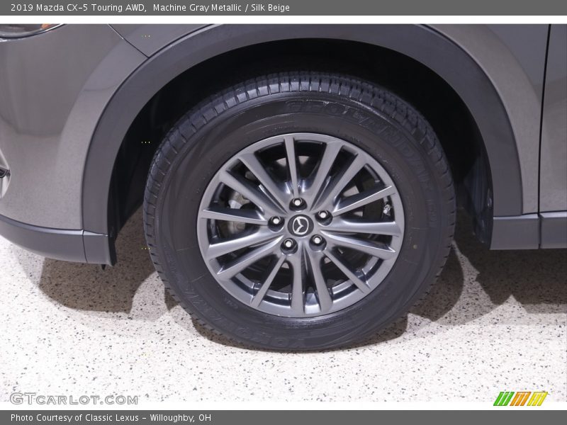 Machine Gray Metallic / Silk Beige 2019 Mazda CX-5 Touring AWD